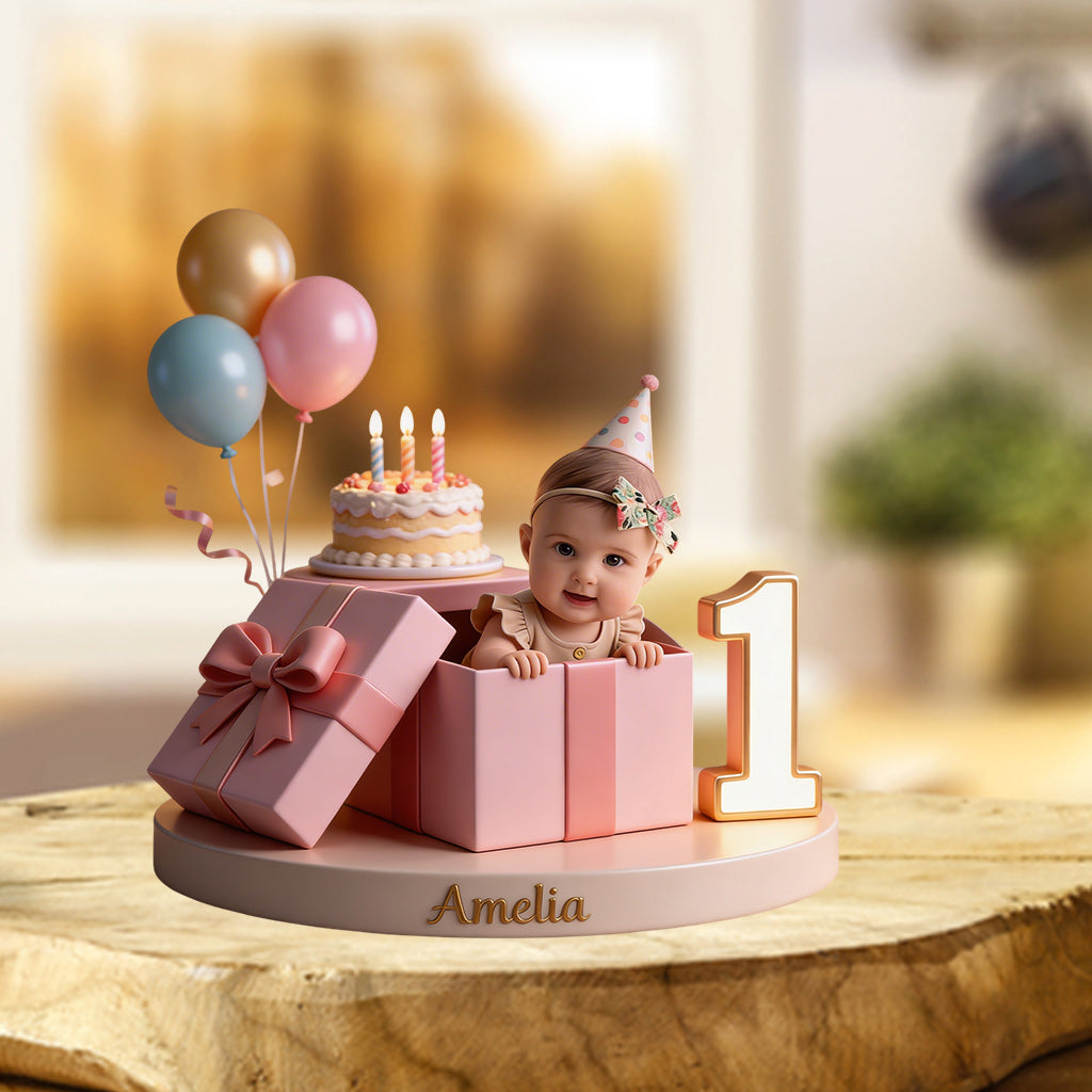 Personalized 8th Birthday Little Girl Custom Acrylic Plaque, Gift for Daughter Granddaughter Niece