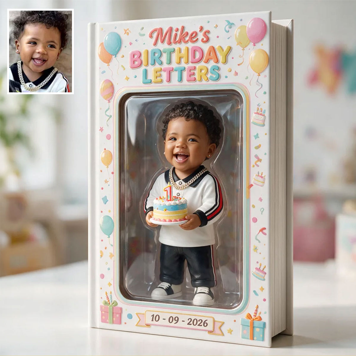 Personalized 45th Birthday Middle-Aged Black Man Leather Journal Gift for Him