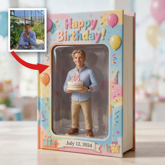 Cadeau Personnalisé Journal en Cuir pour le 25ème Anniversaire