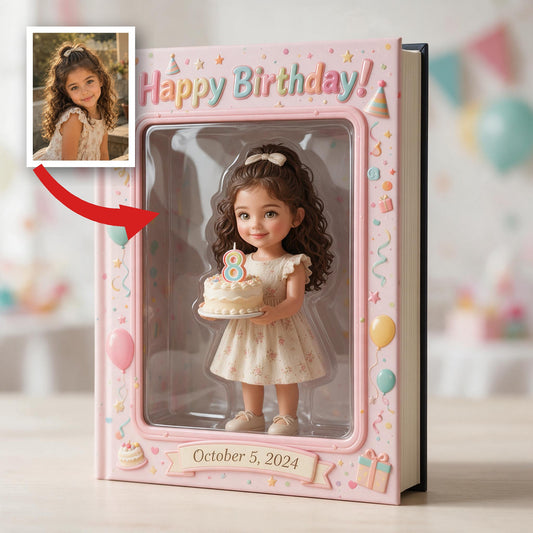 Journal en cuir personnalisé pour le 8ème anniversaire d'une petite fille Latina, cadeau pour fille, petite-fille, nièce