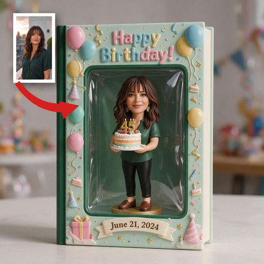 Cadeau d'anniversaire en cuir personnalisé pour femme latina de 45 ans