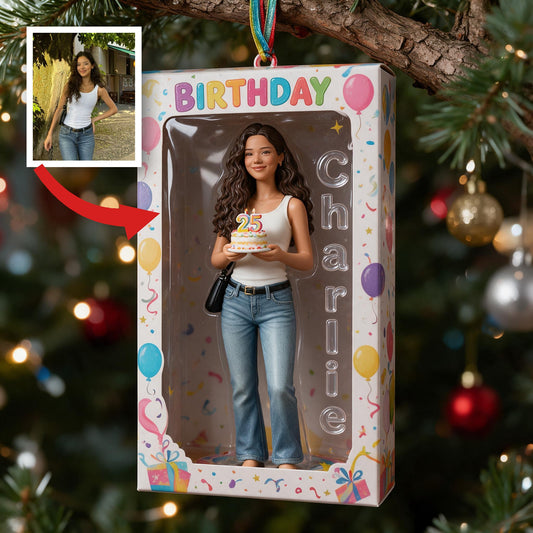 Personalisierte 25. Geburtstagsornament Latina Frau Geschenk