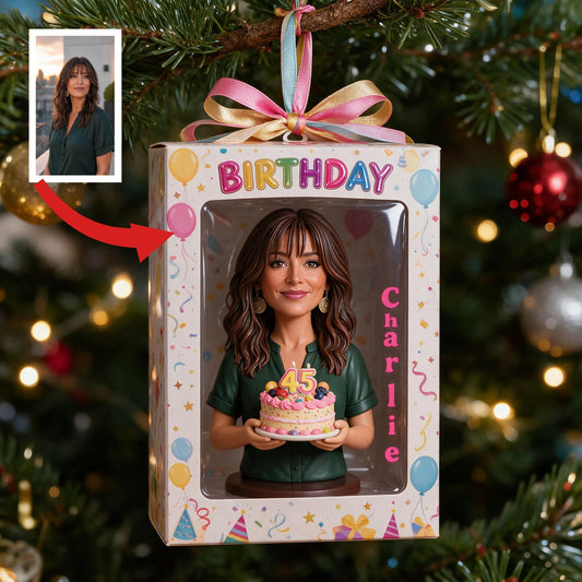 Personalisierte 45. Geburtstags-Erinnerungsornament für Latina-Frauen