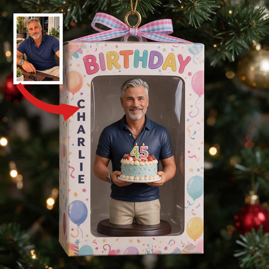 Personalisierte 45. Geburtstagsornament Geschenk für Papa Opa