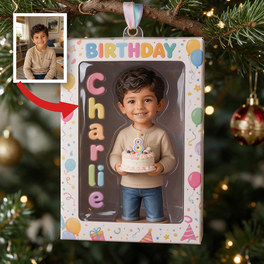 Personalisierte Geburtstagsornament Latino kleiner Junge - Geschenk für Sohn Enkel Neffe