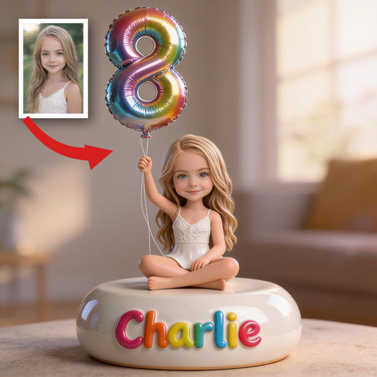 Plaque Acrylique Personnalisée pour le 8ème Anniversaire Fille