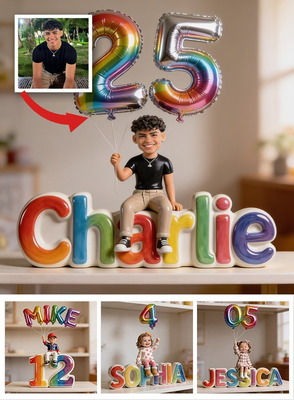 Plaque Acrylique Personnalisée pour 25ème Anniversaire - Homme Latino