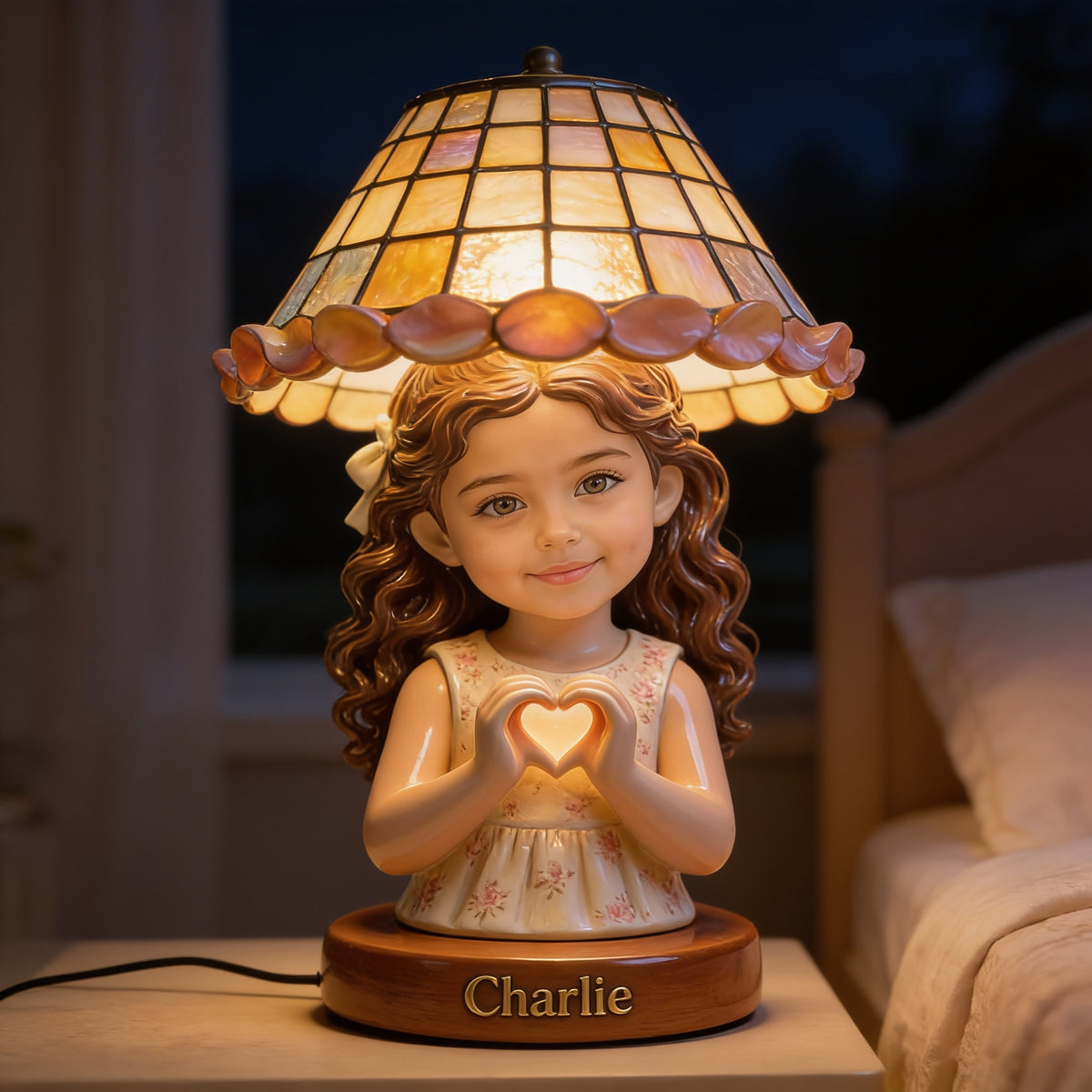 Personalisierte Latina Mädchen Acryl LED Nachtlicht Geschenk für Tochter Enkelin Nichte