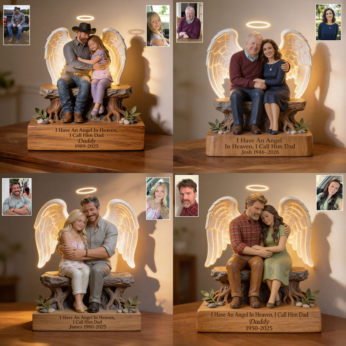 Personalized Latino Little Boy 2018-2026 Memorial Acrylic LED Night Light