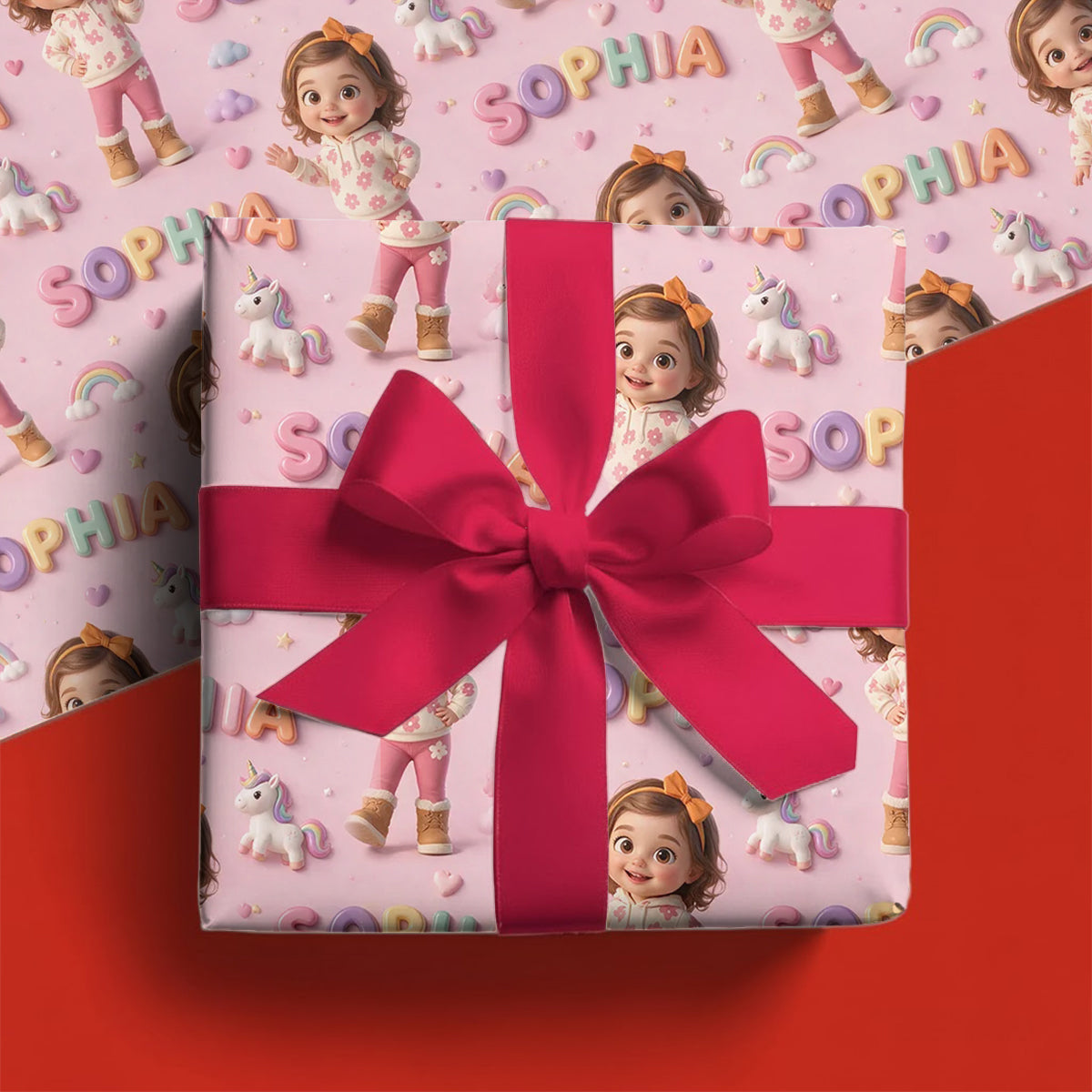 Personalized 45th Birthday Middle-Aged Black Man Wrapping Paper for Dad Grandpa
