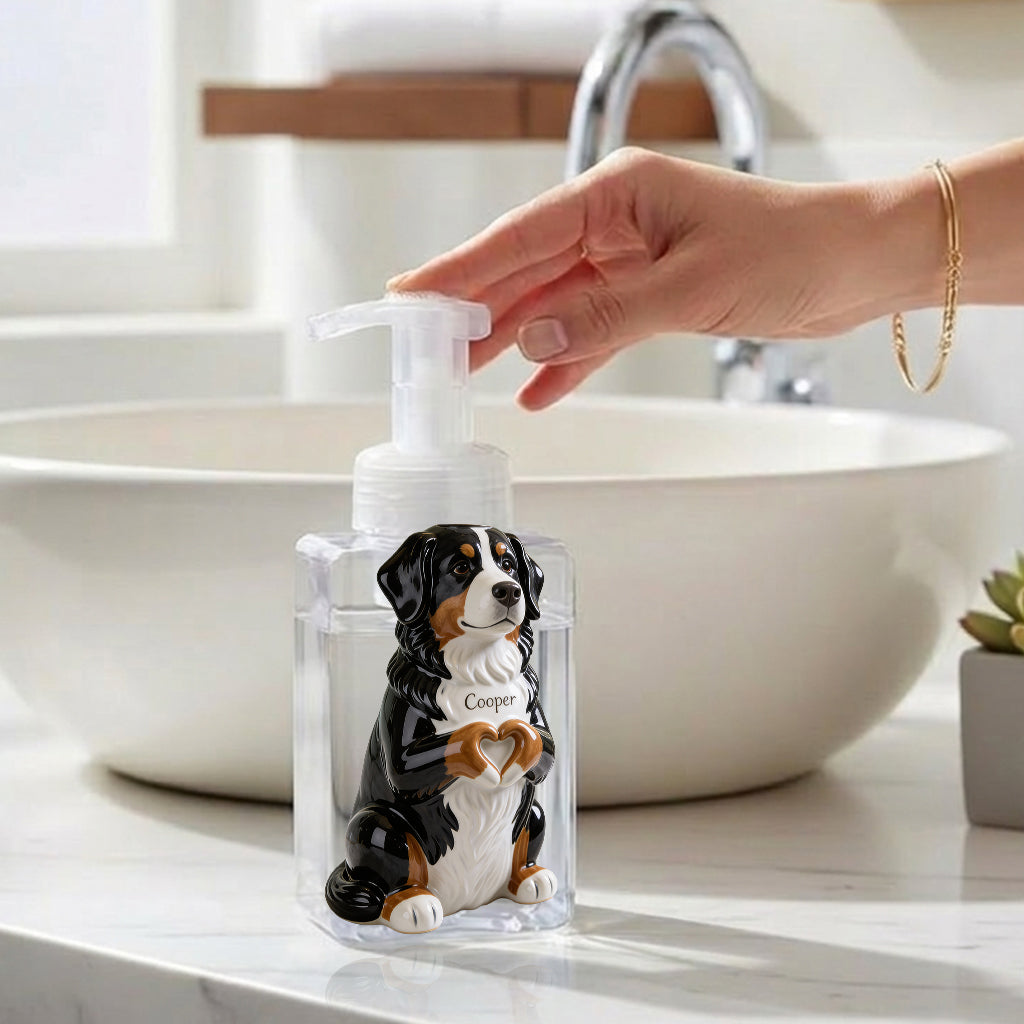 Personalized Yorkshire Terrier Soap Dispenser Dog Lover Home Decor Gift