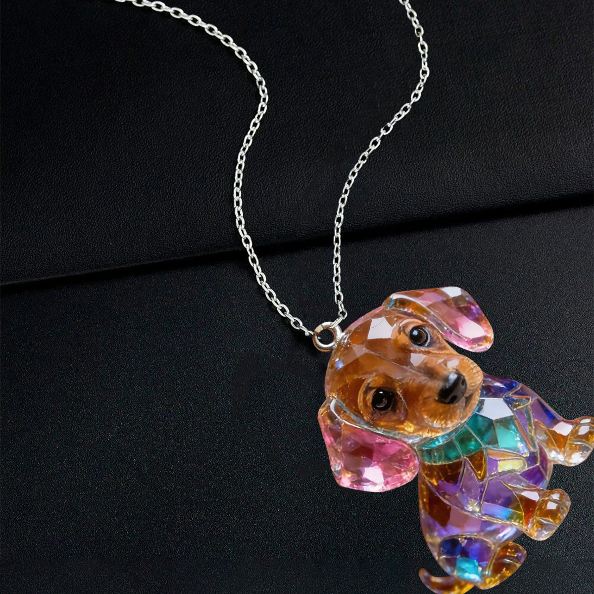 Custom Photo Pembroke Welsh Corgi 2016-2026 Shaped Acrylic Pendant Necklace