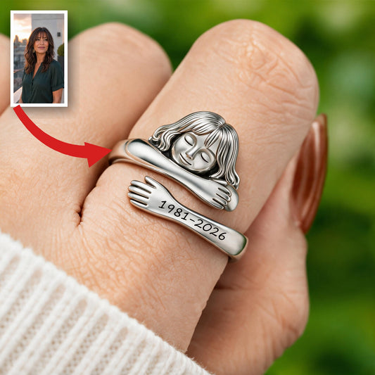 Bague de Souvenir Personnalisée pour Femme Latina d'Âge Moyen, Cadeau Maman Épouse