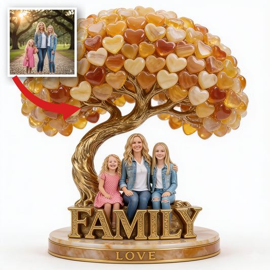 Plaque Acrylique Personnalisée pour Maman Célibataire - Cadeau Souvenir