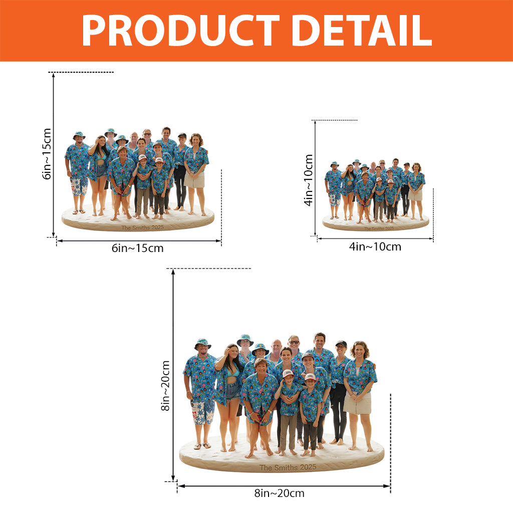 Personalized Single Dad Family Custom Shaped Acrylic Plaque Family Keepsake