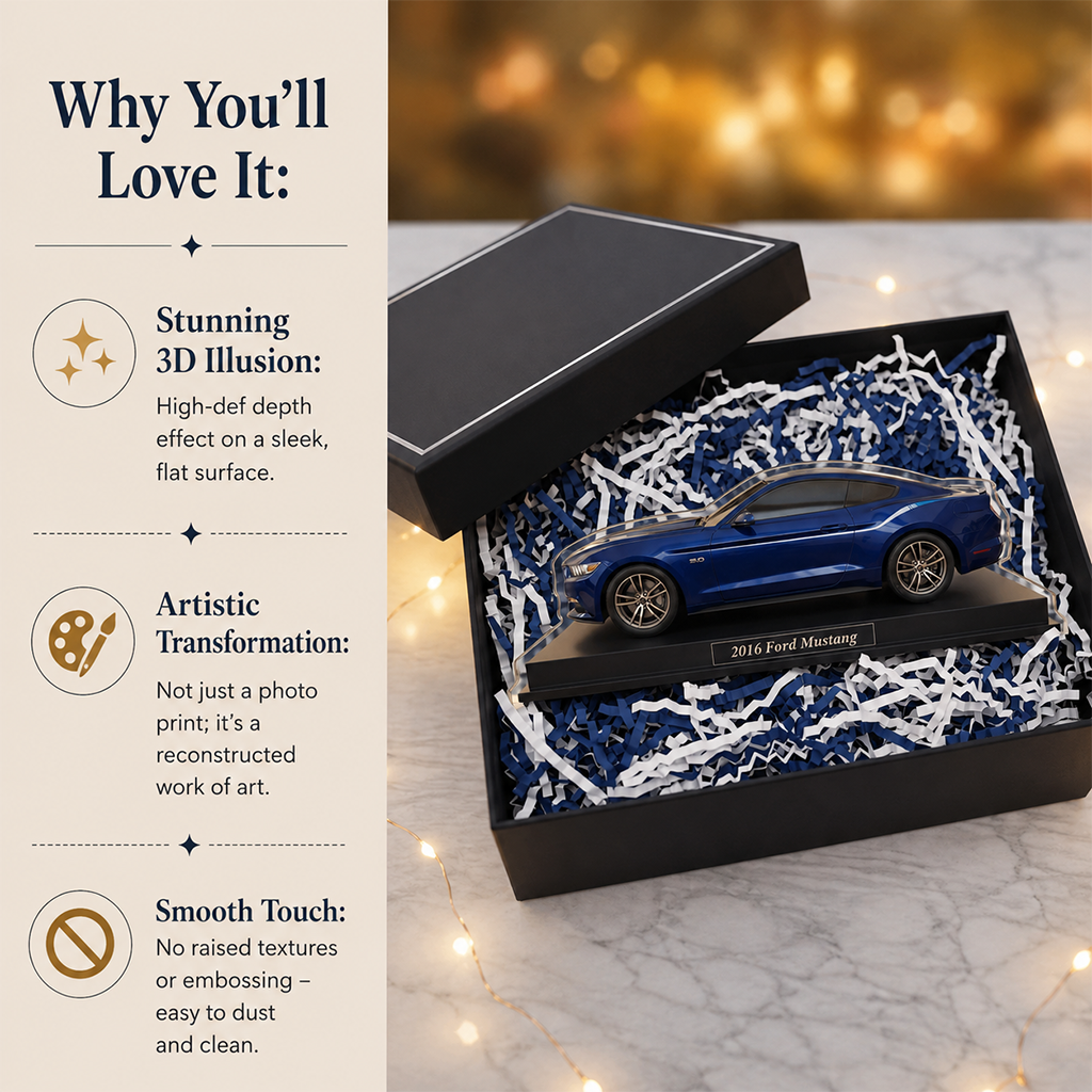 Personalized White Chevrolet Crossover SUV Custom Shaped Acrylic Plaque Car Lover Gift