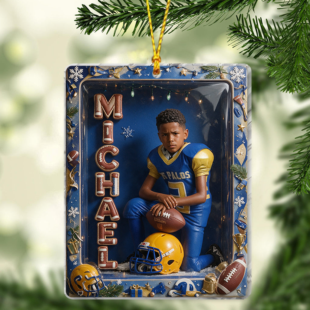 Personalized Female Youth Volleyball Player Christmas Ornament Volleyball Gift
