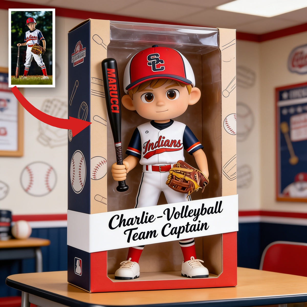 Personalized Youth Baseball Player Custom Shaped Acrylic Plaque Sports Gift