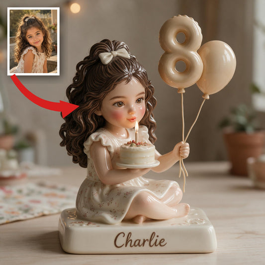 Personalisierte 3D-Plakette zum Geburtstag für Latina-Mädchen, Geschenk für Tochter oder Enkelin