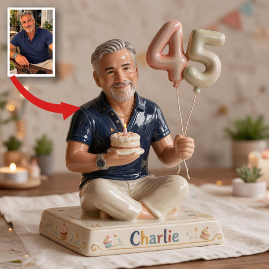 Personalisierte 45. Geburtstags-Geschenkplakette für Dad Opa