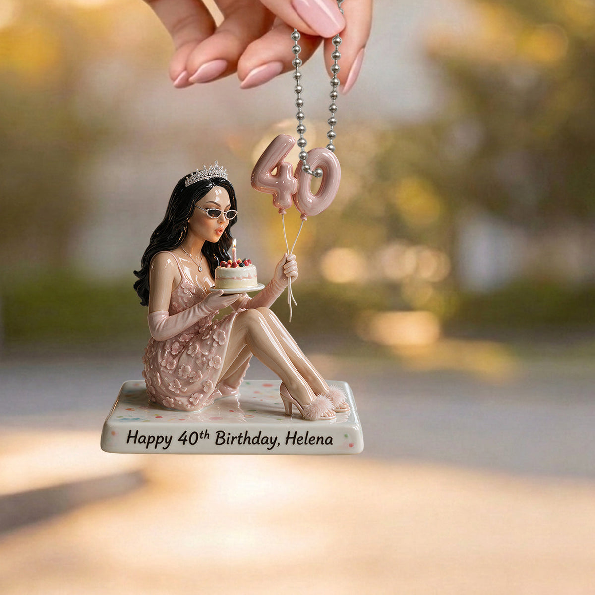 Personalized 70th Birthday Older Latina Woman 3D Plaque Keepsake Gift