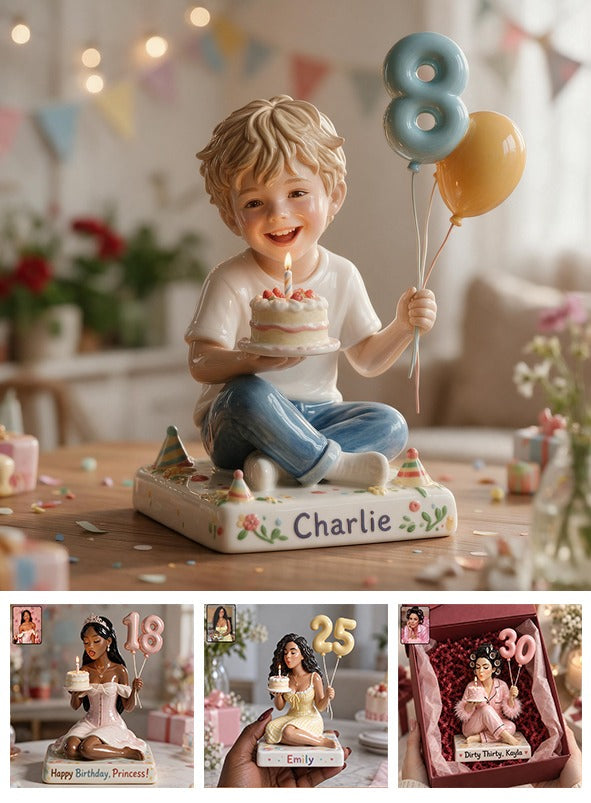Personalized Birthday Little Boy 3D Plaque Son Grandson Nephew Gift