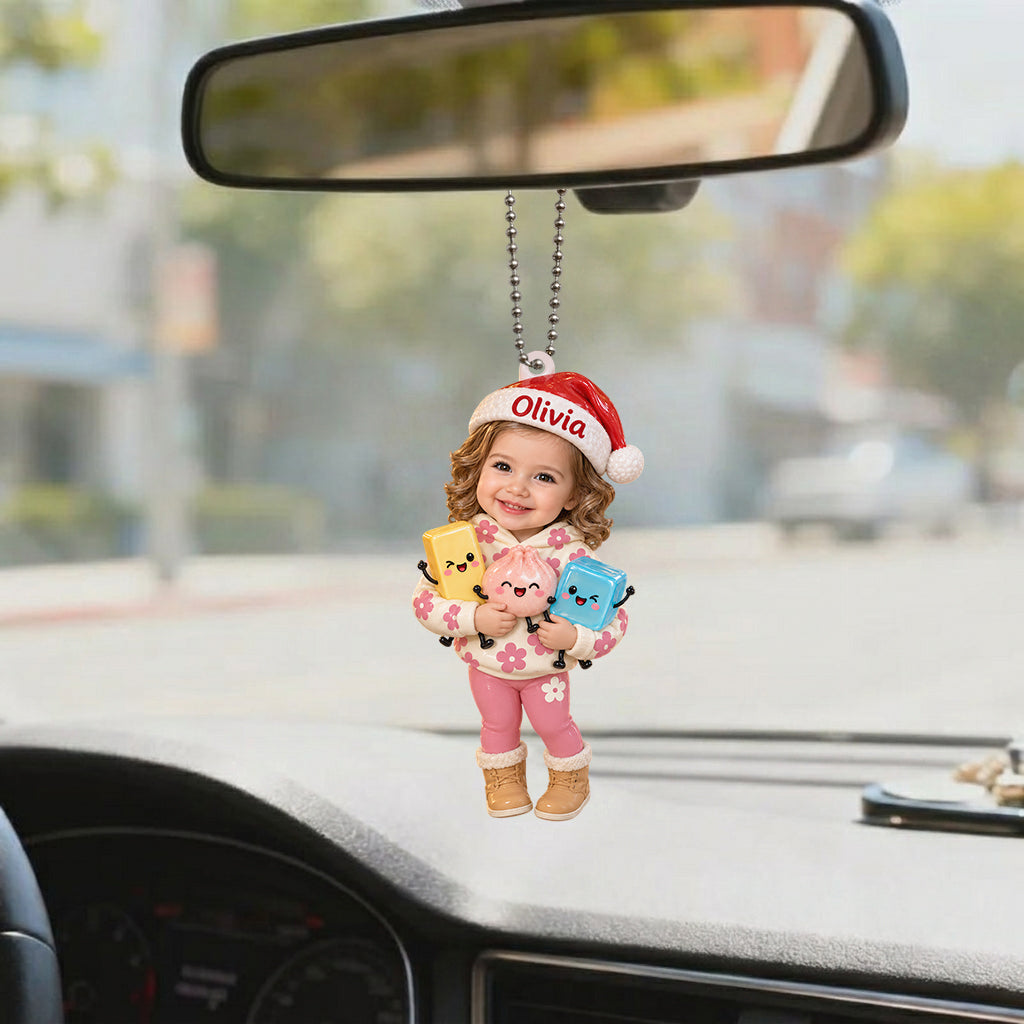 Personalized Christmas Baby Boy 3D Ornament Gift for Kids