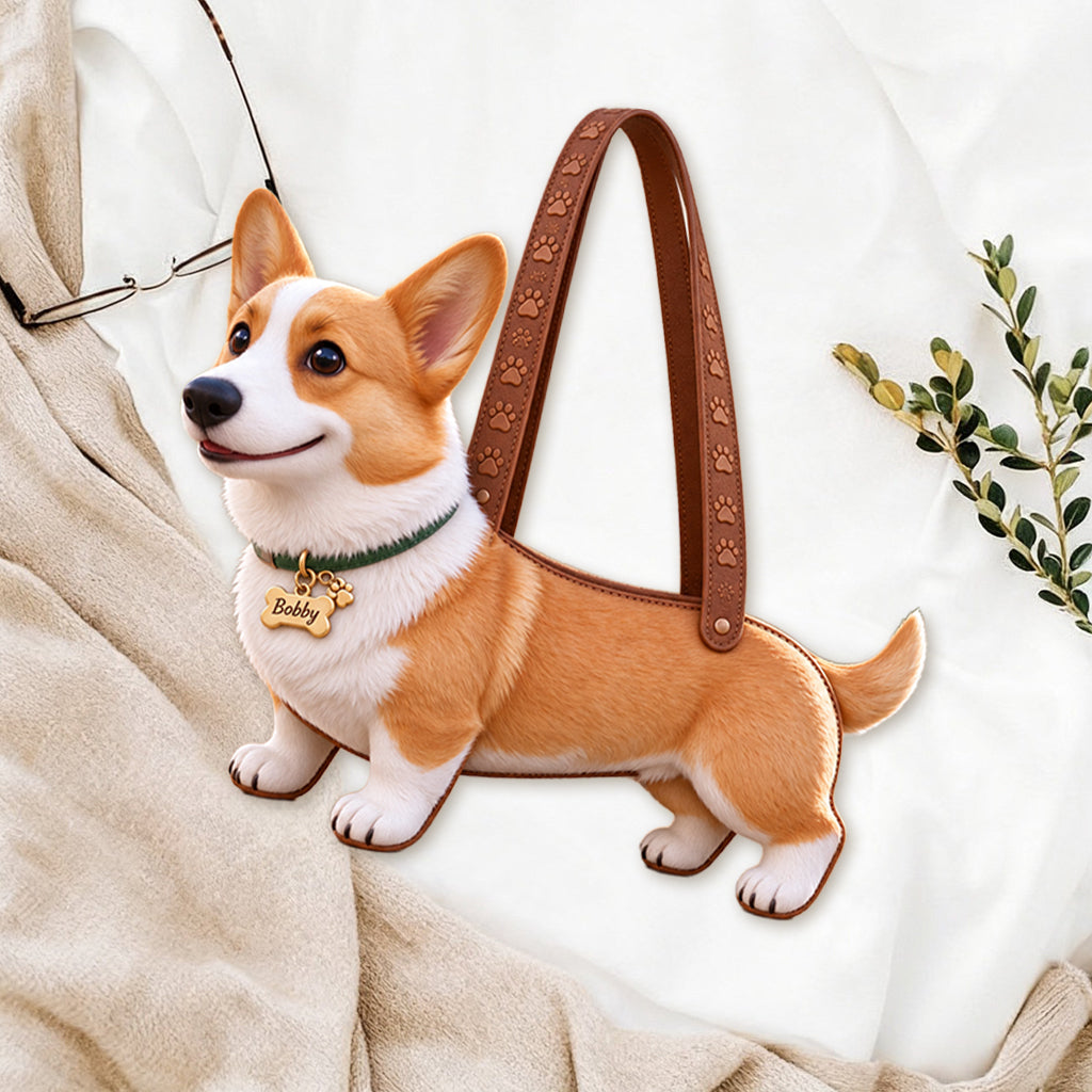 Personalized Tricolor Adult Beagle Custom Shape Tote Bag Dog Lover Gift
