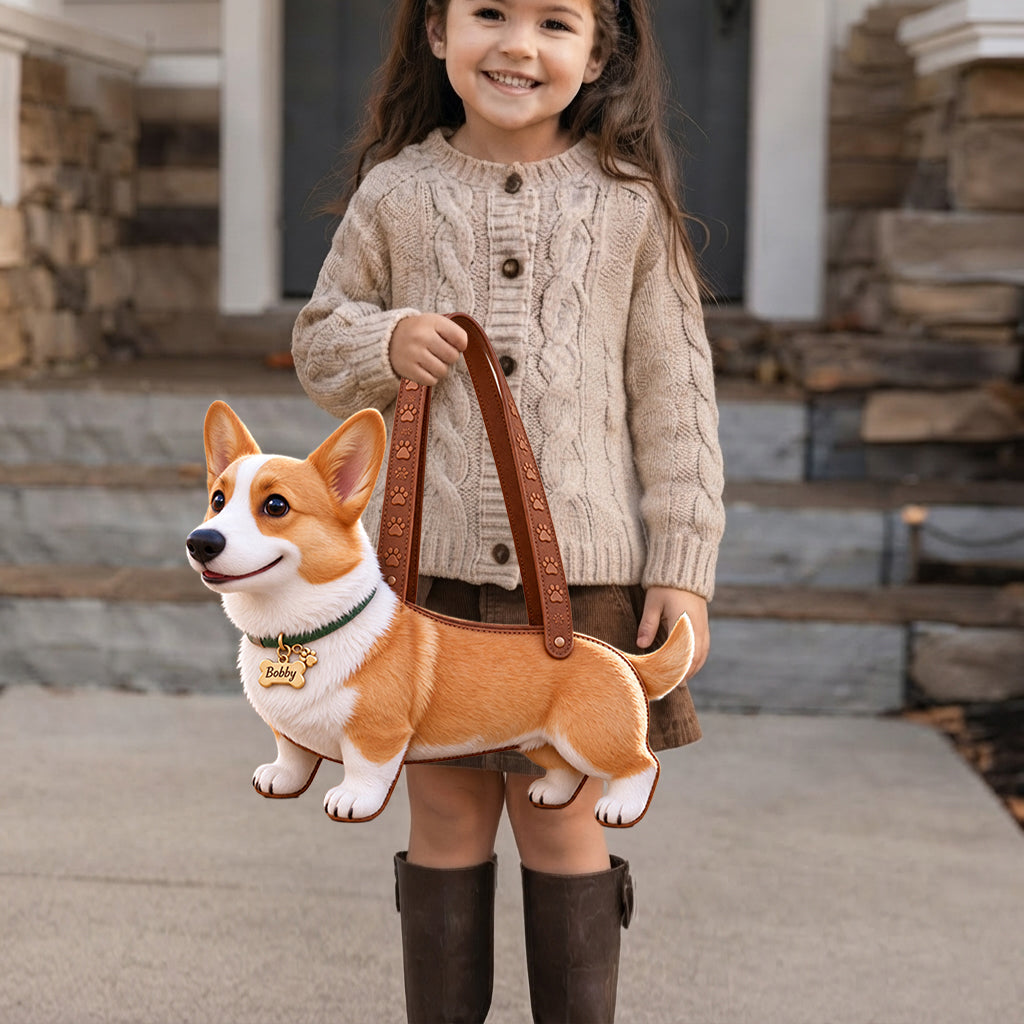 Personalized Black and Tan Adult German Shepherd Custom Shape Tote Bag Dog Owner Gift
