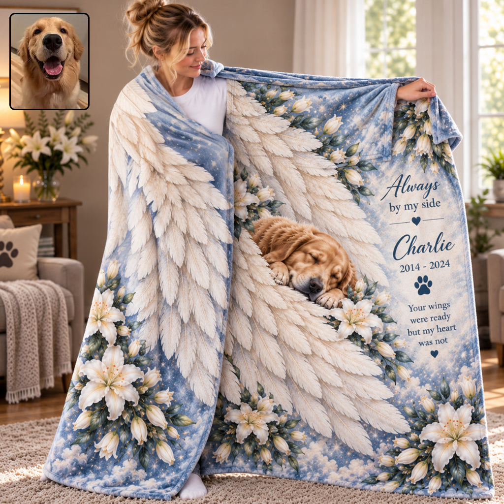 Personalized French Bulldog Memorial Wearable Blanket Pet Loss Keepsake