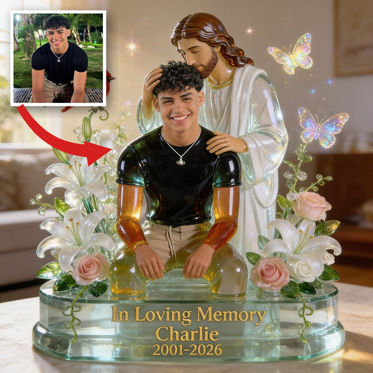 Personalized In Loving Memory Latino Man Custom Acrylic Memorial Plaque