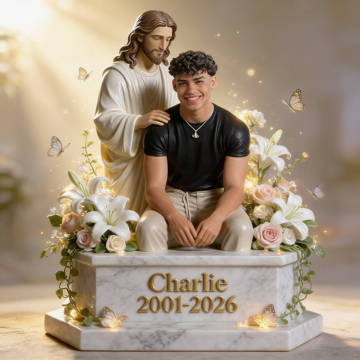 Personalized Latino Man Memorial Custom Acrylic Plaque Bereavement Gift