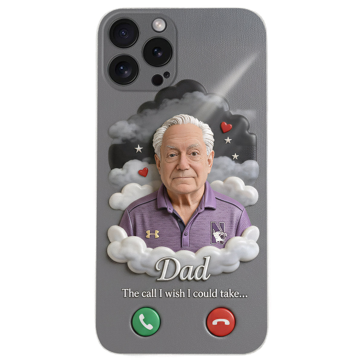Personalized Latina Little Girl Memorial Leather Phone Case