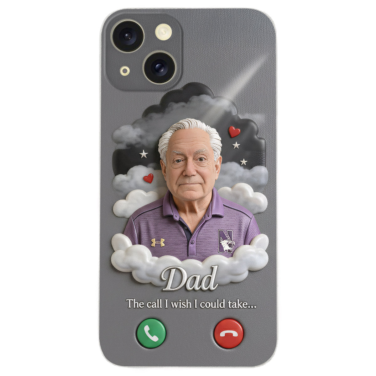 Personalized Latina Little Girl Memorial Leather Phone Case