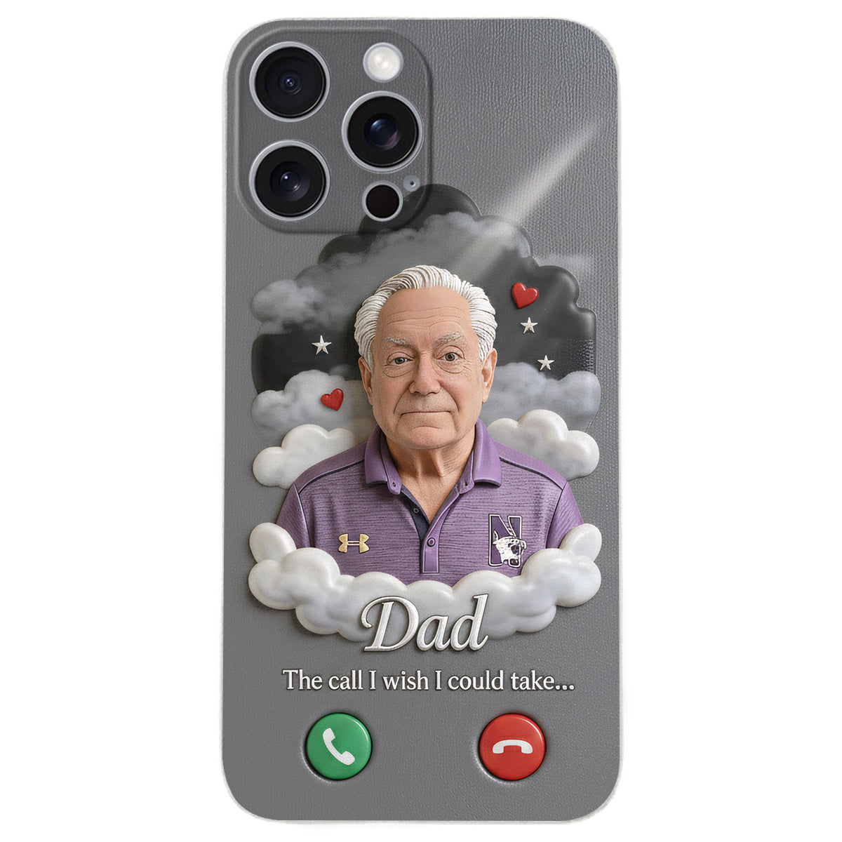 Personalized Latina Little Girl Memorial Leather Phone Case