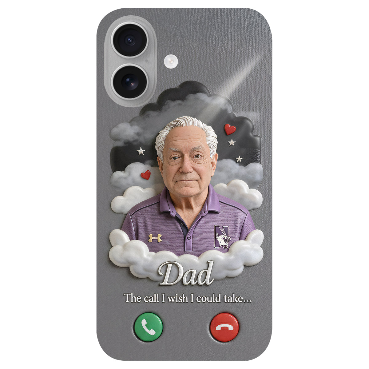 Personalized Latina Little Girl Memorial Leather Phone Case