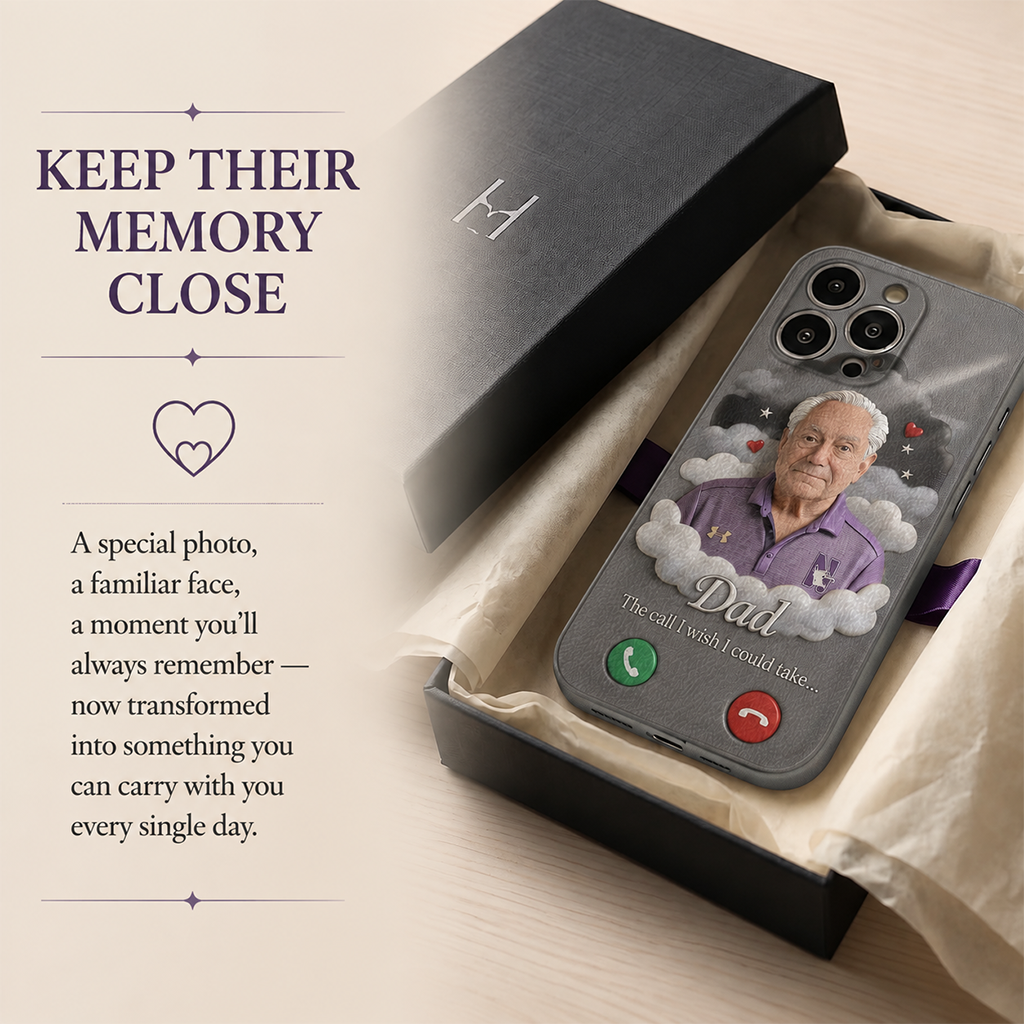 Personalized Older Latina Woman Grandma Memorial Leather Phone Case