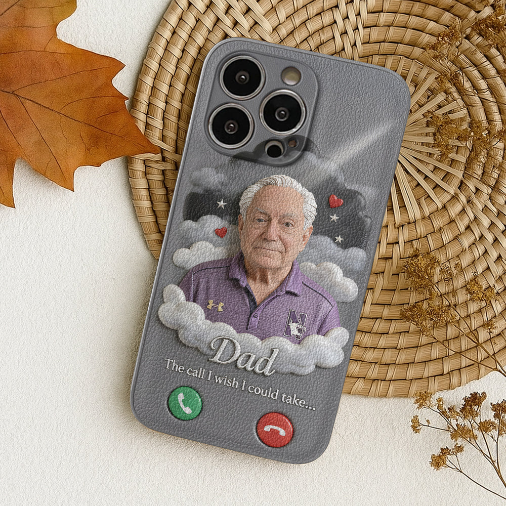 Personalized Latina Woman Memorial Leather Phone Case Remembrance Gift