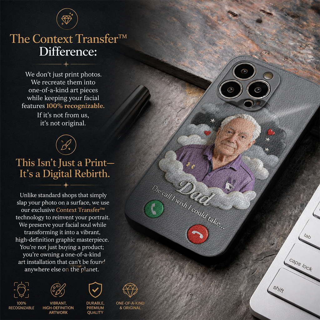 Personalized Latina Woman Memorial Leather Phone Case Remembrance Gift