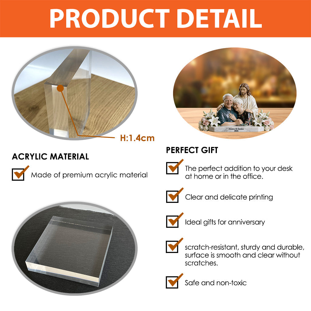 Personalized Little Boy Memorial Custom Acrylic Plaque Keepsake