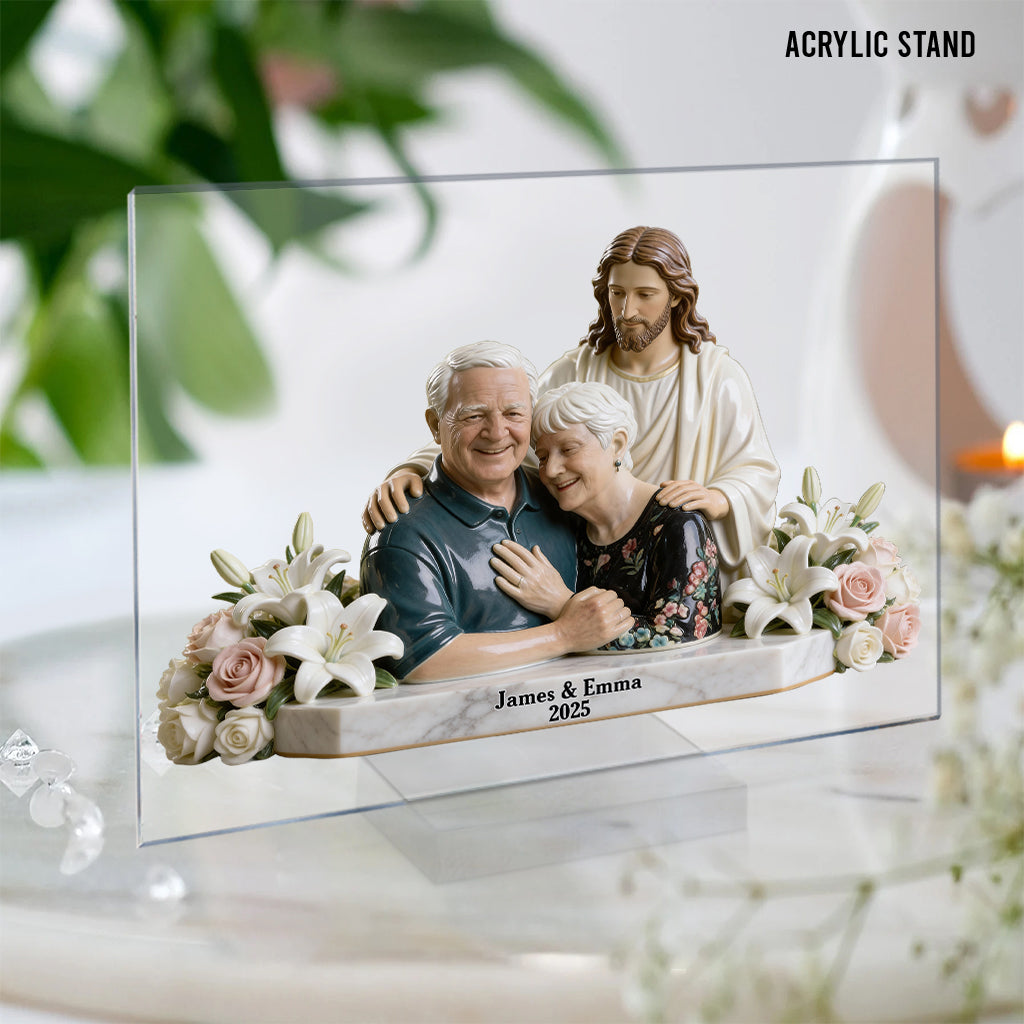 Personalized Older Man Memorial Acrylic Plaque Grandfather Keepsake