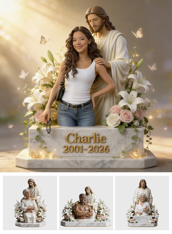 Personalized Memorial Latina Woman Custom Shaped Acrylic Plaque, Remembrance Gift