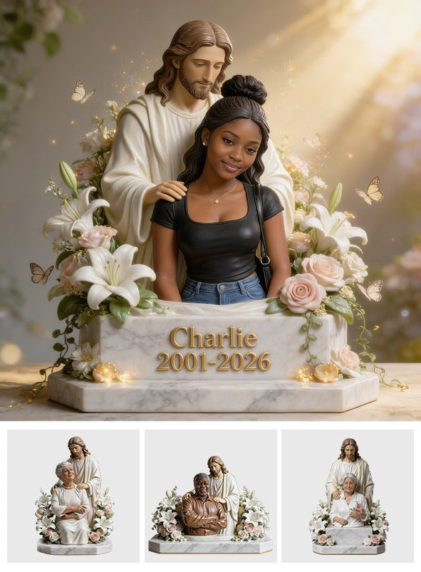 Personalized Memorial Black Woman Custom Shaped Acrylic Plaque Sympathy Gift
