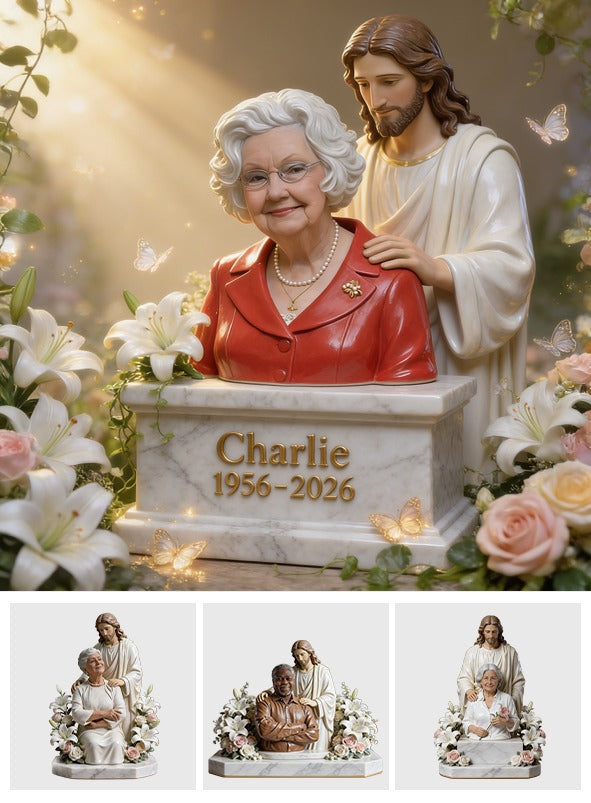 Personalized Memorial Older Woman Grandma Custom Shaped Acrylic Plaque