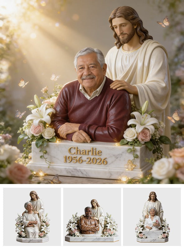 Personalized Memorial Older Latino Man Grandfather Custom Acrylic Plaque