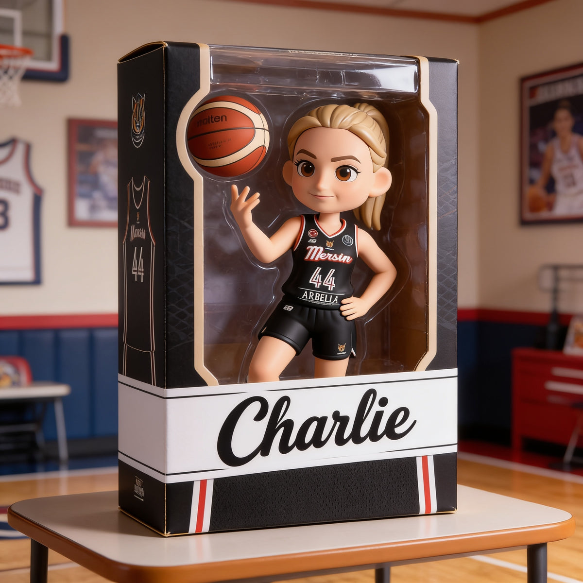 Personalized Woman Basketball Player Custom Shaped Acrylic Plaque Basketball Fan Gift