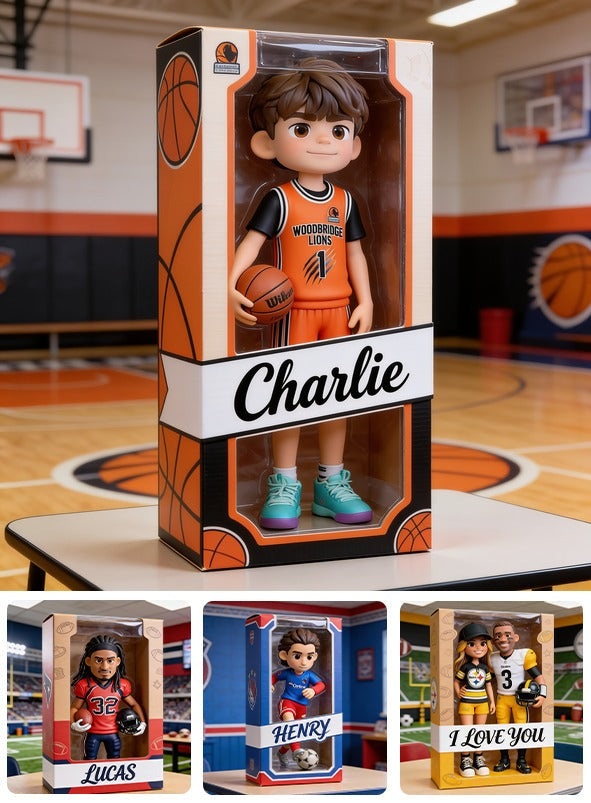 Personalized Latino Male Youth Basketball Player Shaped Acrylic Plaque Sports Gift