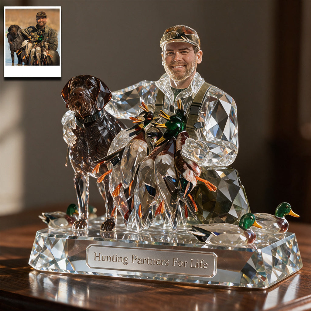 Personalized Latino Duck Hunter Custom Shaped Acrylic Plaque Hunting Gift
