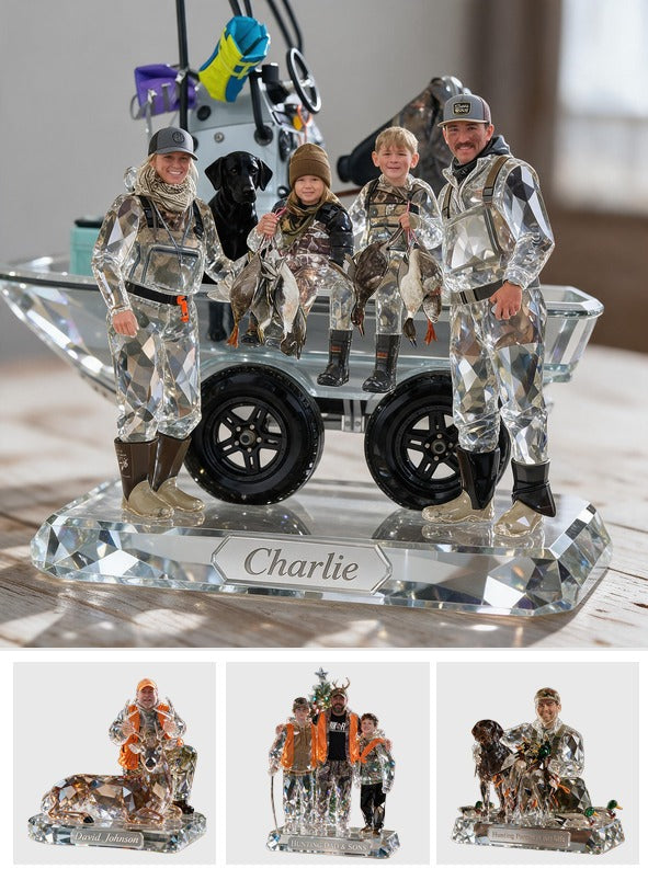Personalized Hunting Family Custom Shaped Acrylic Plaque Keepsake Gift