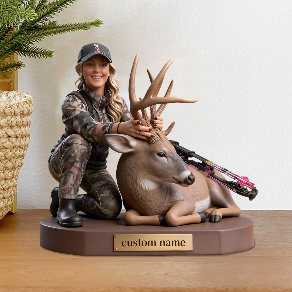 Personalized Latino Duck Hunter Custom Shaped Acrylic Plaque Hunting Gift